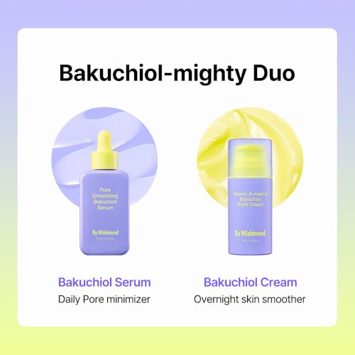 BY WISHTREND] Vitamin A-mazing Bakuchiol Retinal Night Cream, Retinol Alternative, Slow Aging, Skin Smoothing, Pore Refining, Anti-Wrinkle, Sensitive skin 1.05 oz