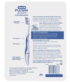 Oral B 3D White Luxe 4 Count (Pack of 1) Pulsar Battery Powered Toothbrushes