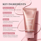 medicube Pore & Glow K-Viral Mask Set: Turmeric Overnight Wrapping Peel Off Mask and Collagen Overnight Wrapping Peel Off Facial Mask Pack and Zero Pore Blackhead Mud Facial Mask and Jelly Brush 1