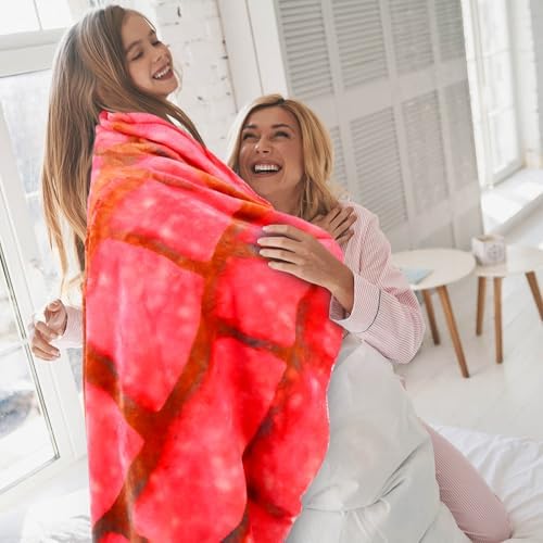 Concha Blanket White Elephant Gifts for Kids Stuff Useful Adults Teenagers Throw Blankets Wrap Boy Girl Party Novelty Gag Pets Soft Fleece Sweet Shell Bread 61in
