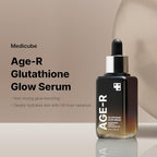 Medicube AGE-R Glutathione Glow Serum - Antioxidant & Elasticity Care Serum for 24Hr Pure Radiance, Korean Glass Glow Skin, Daily Use for Youthful Skin, Korean Skincare