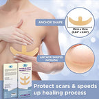 Breast Surgery Recovery Essentials - Silicone Scar Sheets for Comfort and Healing - Ideal for Post-Op Wear