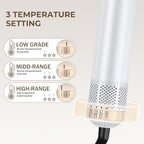 5 in 1 Upgrade Hair Dryer Brush Blow Dryer Brush, Air Curler Air Curling Wrap Styler, Detachable Hot Air Brush Negative Ion Curling Brush Iron, Hair Styling Tools for Drying Curling Straightening