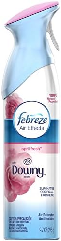 Febreze Air Effects - With Downy Scent - April Fresh - Net Wt. 9.7 OZ (275 g) Per Can - Pack of 2
