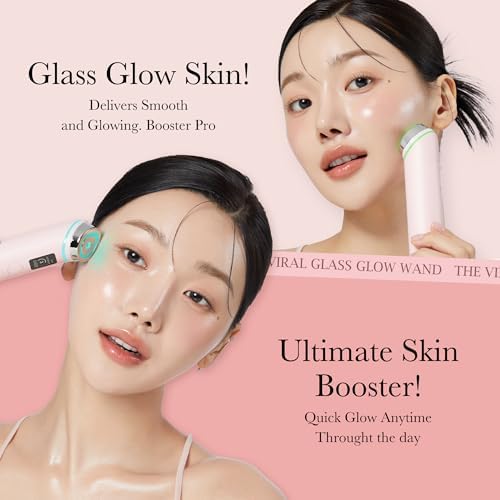Medicube Age-R Booster Pro Pink | 6-in-1 Real Glass Glow Beauty Massager | Looking Glass Skin | Korean Skin Care