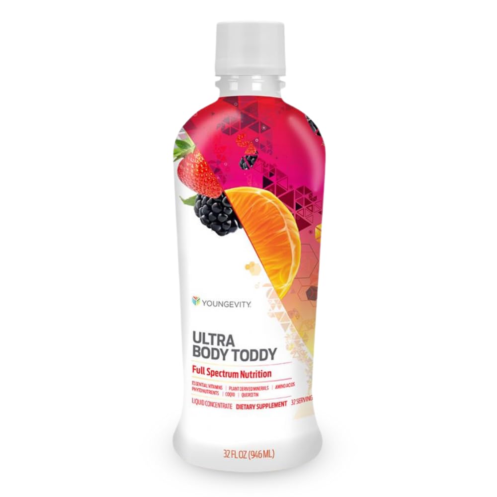 Youngevity Ultra Body Toddy - 100+ Nutrient Mega Multi-Vitamin Mineral Supplement for Men and Women - Enhanced Absorption - Phytonutrients - Amino Acids - (32 Fl Oz)