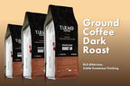 Tarmo Coffee | BOOST UP - Low Acid Ground Coffee, Vietnamese Coffee, Premium Arabica & Robusta Blend, Dark Roast Coffee, 12 Oz Bag