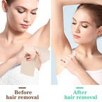 200 Natural Epilating Strips for Hair Removal - Large 2.8 x 7.9 Inches Waxing Strips Bulk for Women and Men