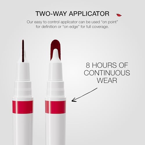 stila Calligraphy Lip Stain Long-Lasting Tint, Moisturizing, Transfer-Proof, Lightweight, Sheer Buildable Color, Fades to a Natural Wash of Colors