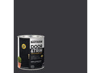 Rust-Oleum 369383 Advanced Dry Door & Trim Paint, Quart, Satin Black