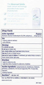 Secret Clinical Strength Soft Solid Sensitive Unscented Deodorant, 1.6 oz (Pack of 1)