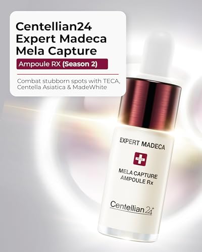 Centellian 24 Expert Ampoule (Season 2, 0.2fl oz x 4 pcs) - Korean Serum for Face. Soothing, Even Tone, Dry Sensitive Skin. TECA, Centella Asiatica, Gotu Kola