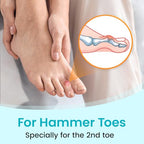 Hammer Toe Straightener Corrector Wrap for Women & Men, Hammer Toe Splint Support - 4 in package