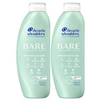 Head & Shoulders BARE Dandruff Shampoo Twin Pack, Fragrance-Free, Sensitive Scalp Care, Sulfate-Free, Silicone-Free, Dye-Free, Eco-Friendly Bottles, Safe for All Hair Types, 13.5 Fl Oz Each (Set of 2)