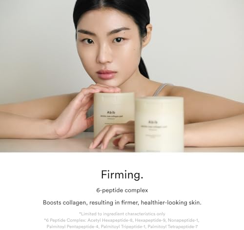 Abib Jericho Rose Collagen Pad Firming Touch 60pads 8.45 fl.oz. | Korean Anti-Aging Toner Pads for Face with Niacinamide, Collagen, Peptides, Cleansing, Disposable, Exfoliant, Skin Care
