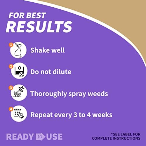 Bonide Captain Jack's Lawnweed Brew, 128 oz Ready-to-Use Spray, Fast-Acting Formula Controls Weeds, Moss, Algae, Lichens & Disease