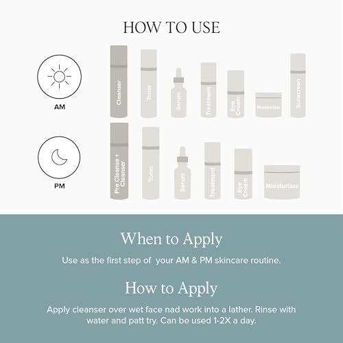 DRMTLGY Acne Cleanser - Oil-Free Salicylic Acid Cleanser & Face Wash for Acne Prone Skin