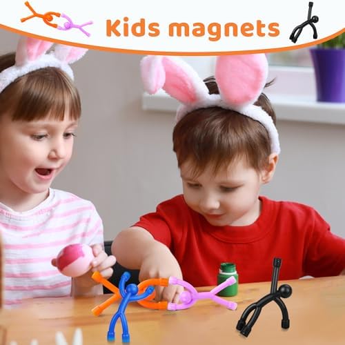 Magnetic Toys,Colourful Travel Toys,Magnetic Men,Magnet People,Fridge Magnets,Magnets for Kids,Whiteboard,Easter,Refrigerator,Office - 30Pack