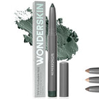 Wonderskin IYKYK Eyeshadow Stick - Longwear Eye Shadow Sticks, Budge-Proof & Waterproof Shimmer Eyeshadow Stick with Built-in Sharpener (Green Smoke)