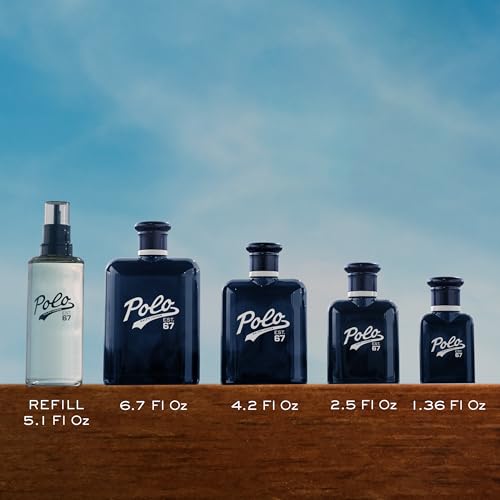 Ralph Lauren - Polo 67 - Eau de Toilette - Cologne for Men - Woody & Solar Scent - With Pineapple, Bergamot, & Vetiver