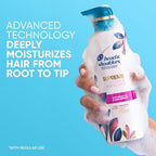 Head & Shoulders Supreme Dandruff Shampoo with Argan Oil, Anti Dandruff Scalp Treatment, Sulfate Free, Soothes Scalp, Deep Moisturization, Controls Itch, Natural Rose Essence, 28.2 Fl Oz