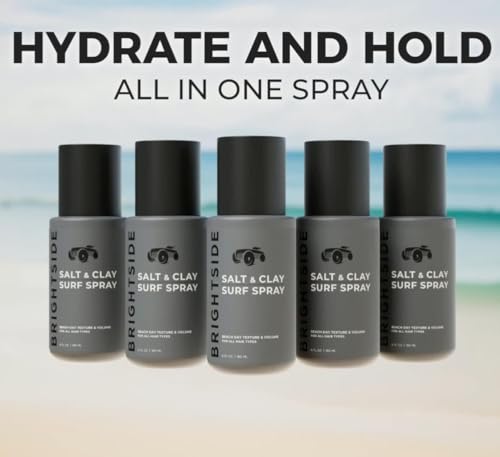 Salt & Clay Surf Spray - Hair Texturizing & Volumizing Spray - Salt & Clay, Silica, Witch Hazel, & Green Tea Blend - Beach Style Hair - For All Hair Types - Natural Ingredients (6oz)