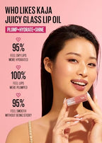 Kaja Lip Plumping - Juicy Glass 03 Apricot Allure | Hydrating, Feel Plumped and Lightweight with Vitamin Tree Fruit Oil, Vegan, Cruelty-Free, Clear Tint Stain Shine Gloss Plumper, Long Lasting
