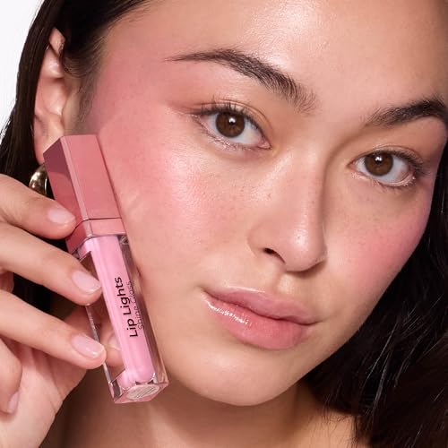 MCoBeauty LipLights Shine Gloss, Marshmallow, Soft Pink Shine for Irresistible Lips, Vegan, Cruelty Free Cosmetics