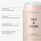 SALT & STONE Gel Deodorant for Women & Men | No Aluminum & No Baking Soda | Free From Parabens, Sulfates & Phthalates (2.6 oz)