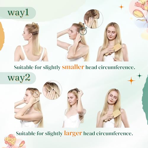 Easyouth Ash Blonde Human Hair Wire Extensions Fish Wire Hair Extensions Human Hair Fish Line Hair Extensions Ash Blonde Mix Bleach Blonde Layered Wire Hair Extensions Human Hair 20 inch 100g