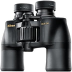Nikon Aculon A211 8x42 Binoculars (8245) Black Bundle with Nikon Lens Pen, Carry Case, Neck Strap, and Lens Cloth - High Powered Binoculars for Adults - Bird Watching, Hunting, and Travel Zoom