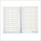 Adams ABFAFR12 Vehicle Mileage and Expense Journal, 5-1/4" x 8-1/2", Fits the Glove Box, Spiral Bound, 588 Mileage Entries, 6 Receipt Pockets,White