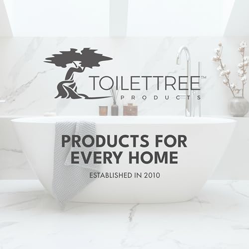 ToiletTree Products Fogless Shower Mirror with Squeegee - Anti-Fog Mirror - Adjustable Shaving Mirror with a Squeegee - Rust-Proof, Impact-Resistance Bathroom Shower Mirror