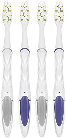 Oral-B Pulsar 3D White Advanced Bacteria Guard Toothbrushes Pack of 4