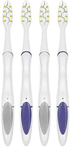 Oral-B Pulsar 3D White Advanced Bacteria Guard Toothbrushes Pack of 4