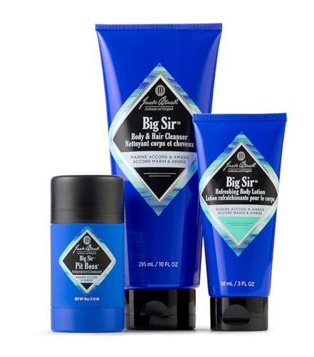 Jack Black Big Sir Hair & Body Cleanser, Men’s Body Wash, Shampoo Wash, Dual-Purpose Men’s Cleanser, Wash Away Dirt & Sweat