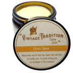 Vintage Tradition Beef Tallow All Purpose Balm – Healing, Hydrating Citrus Oil Skin Care Salve Replaces Body Lotion, Hand Cream, More – Essential Oil, Olive Oil, and Grass-Fed Tallow, 2 fl. oz.