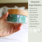 Dr. Lily Ros Magnesium Balm Cream | Organic Nighttime Sleep Magnesium Lotion | For Feet, Stomach, Legs, Buttocks, Arms or Chest | For Pregnancy Pain | Safe Ingredients