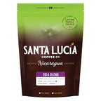 Specialty Volcanic Nicaraguan - 2014 Bold Dark Roast Coffee, Rich & Intense, Low Acid, 91 Point, SHG, Small Batch Roasted, Farm Direct, 100% Single-Origin | Santa Lucia Coffee | Whole Bean 16oz
