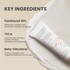 AXIS-Y Panthenol 10 Skin Smoothing Shield Cream - Daily Facial Moisturizer Barrier Cream for Long Lasting Hydration & Soothing - Vegan Korean Skin Care Face Lotion for All Skin Types - 1.69 fl. oz.