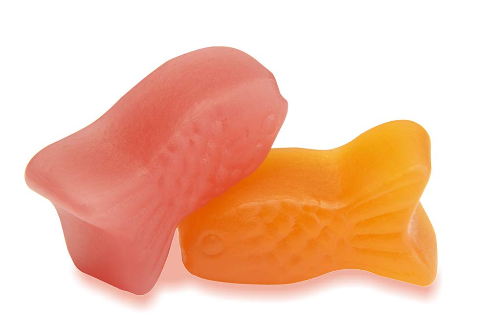 Amazon Basics Fish Oil 303 mg, Lemon, Orange & Strawberry-Banana Flavors, 90 Gummies (2 per Serving), EPA and DHA Omega-3 Fatty acids (Previously Solimo) (Pack of 2)