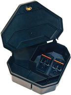 JT Eaton 904 Gold Key Rat Depot Tamper-Resistant Bait Station with Solid Lid, Indoor & Outdoor Use, Case of 6