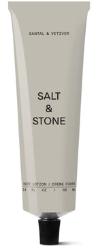 Salt & Stone Body Lotion for Women & Men | Santal & Vetiver | Hydrates, Nourishes & Softens Skin | Restores Dry Skin | Fast-Absorbing | Cruelty-Free & Vegan | 3.4 fl oz