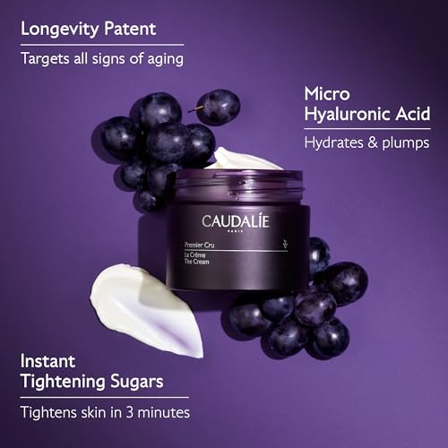 Caudalie Premier Cru Anti-Aging Cream Moisturizer, Refillable - 50 ml