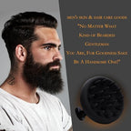Beard Brush for Men, Silicone Beard Scrubber, Deep Cleans, Hair & Beard Exfoliator Helping Beard Shampoo Better Clean the Beard, Good Helper for Beard Oil - Eco & Reusable