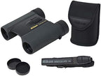 Nikon Trailblazer 8x25 ATB Black Binoculars 8218 | Waterproof, Fogproof, Dual-hinge design, Compact Binocular, Black Rubber Armoring, Mutlilayer-coated lenses | Official Nikon USA Model