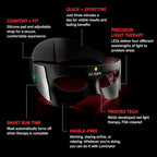 Luminator LED Eye Mask for Men and Women Skincare - Anti-Aging, Boost Collagen, Reduce Dark Circles & Wrinkles, Red Light Therapy for Under-Eye Treatment & Rejuvenation - Only 3 Minutes a Day