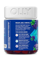 OLLY Men's Multi Gummies, Supports Overall Wellness,* Vitamins A, C, D, E, Bs & Zinc, BlackBerry Blitz Flavored, 65 Day Supply - 130 Count