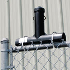 JT Eaton Top Loader® Black Plastic Bait Station with U-Shaped Bait Holder Rods, Screws, Hex Key, Poison, Tamper-Resistant
