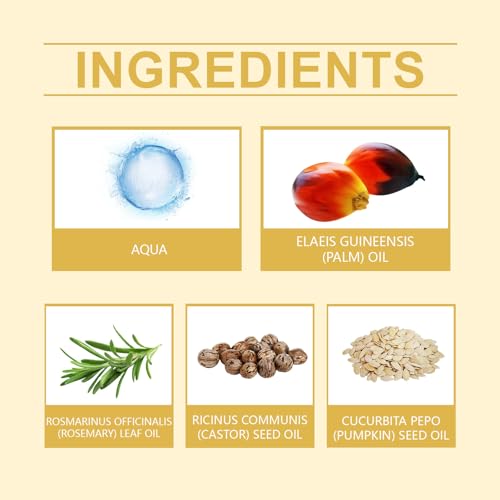 Batana Oil 4-In-1 Liquid for Hair Growth With Rosemary, Castor, and Pumpkin Seed Oil - 100ml/3.38 fl.oz
